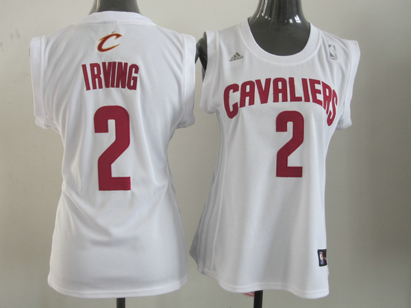  NBA Women Cleveland Cavaliers 2 Kyrie Irving Swingman White Jersey